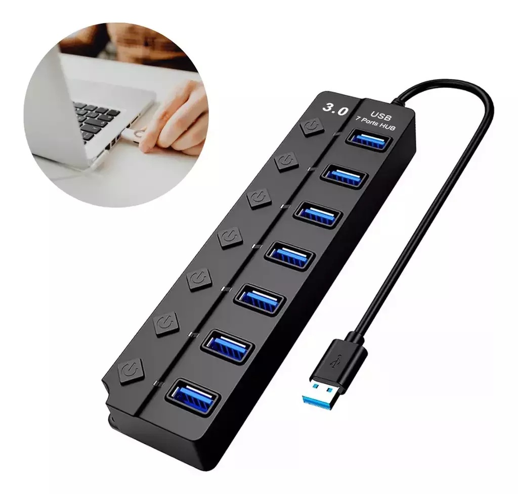 Hub Usb 3.0 7 Puertos